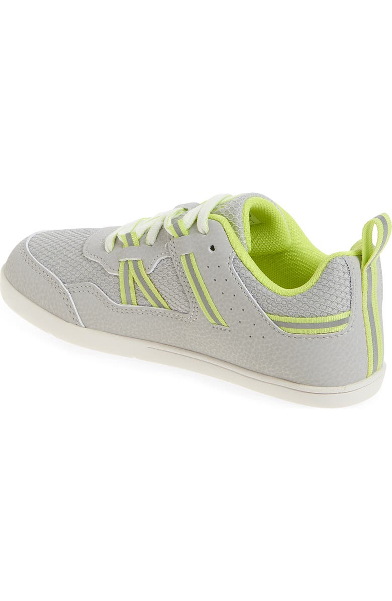 XERO SHOES Kids' Prio Sneaker, Alternate, color, Lunar Rock/Sunny Lime