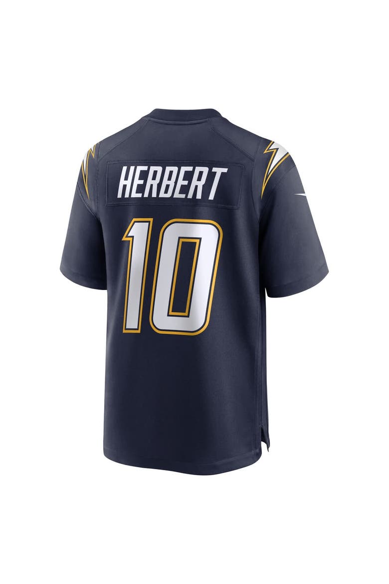 Men's Nike Justin Herbert Navy Los Angeles Chargers Alternate Super Chargers Game Player Jersey, Alternate, color, Navy