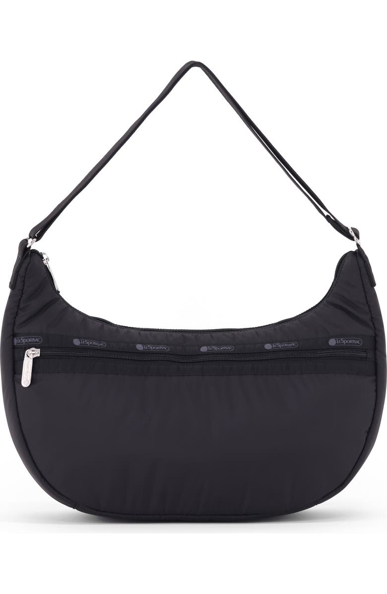 LeSportsac Crescent Crossbody Convertible Shoulder Bag, Main, color, Ultra Black