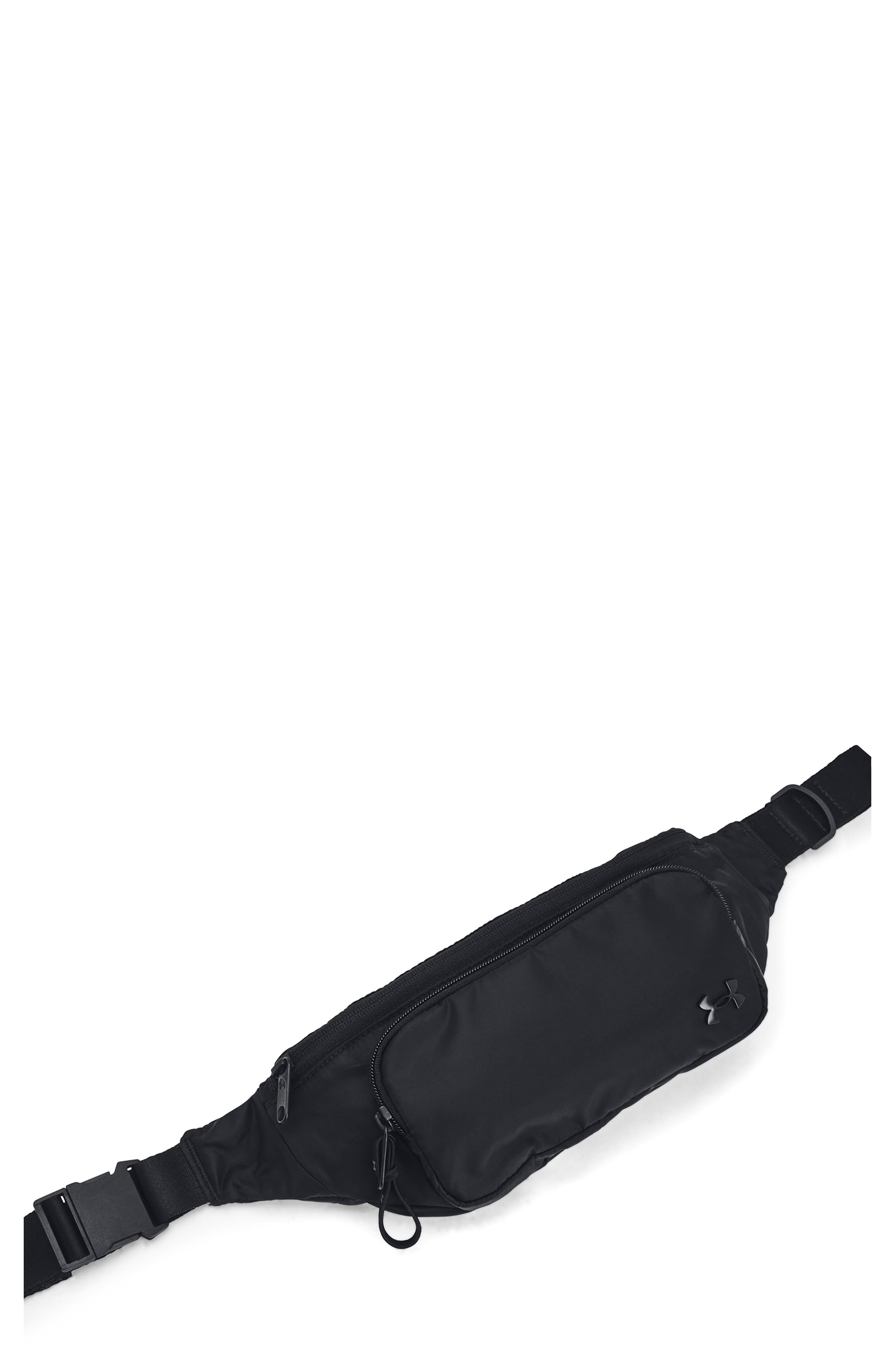 Under Armour Studio Water Repellent Crossbody Bag, Main, color, Black / / Black