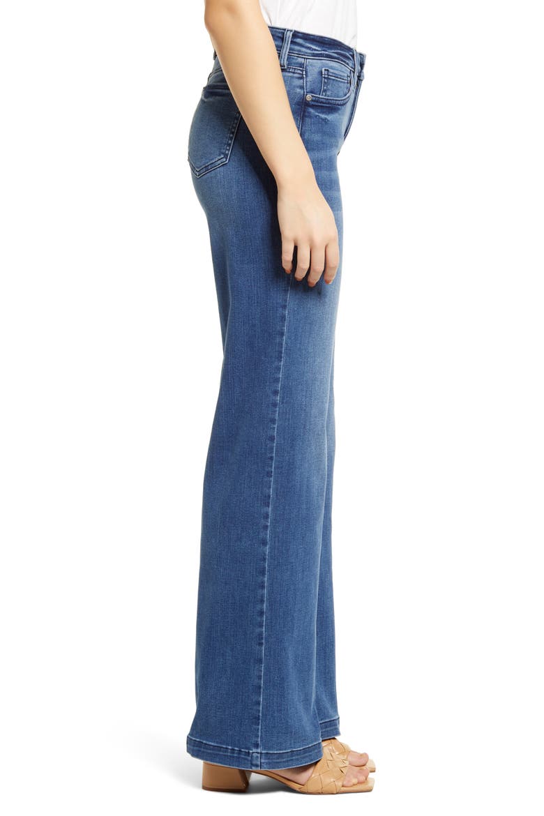 Teresa Ankle Wide Leg Jeans, Alternate, color, FOUNDRY