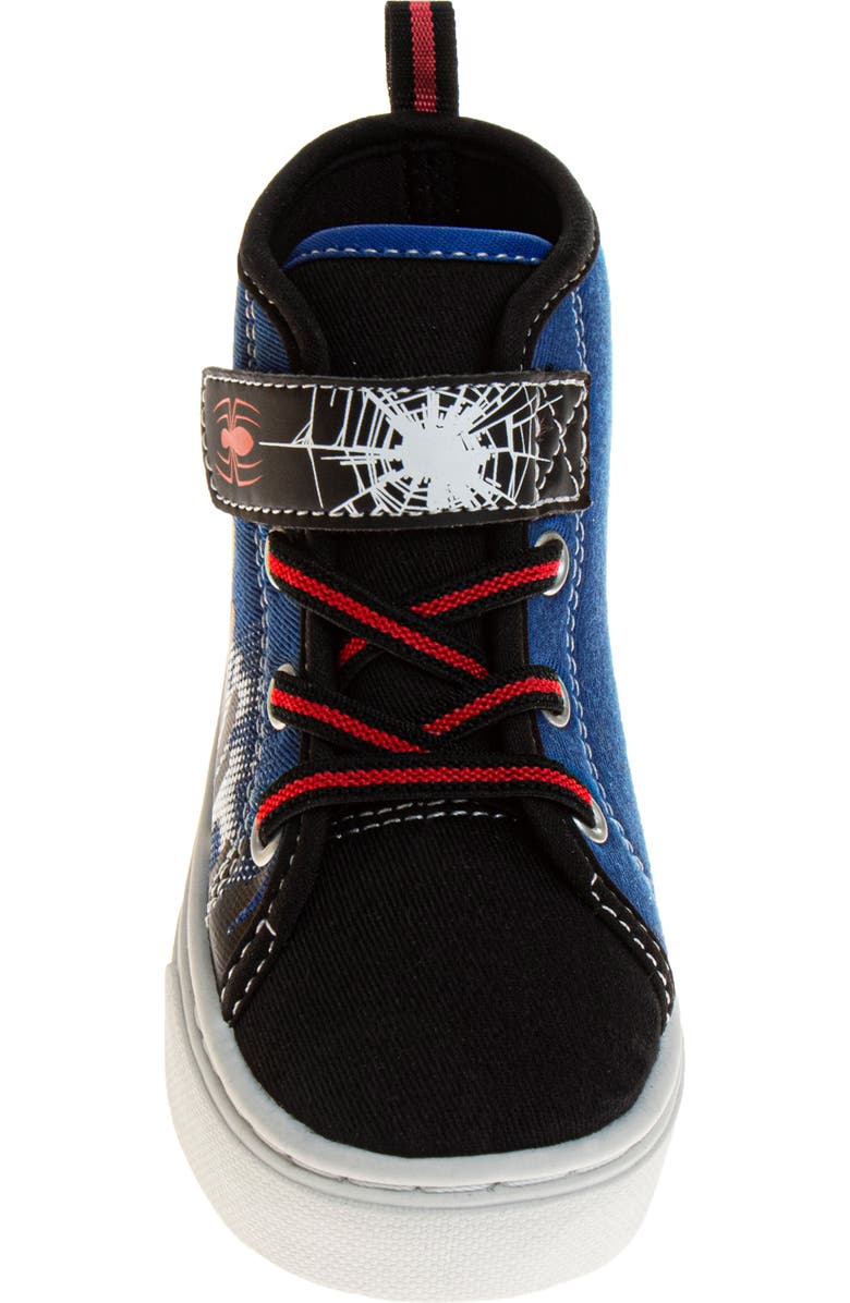 JOSMO Kids' Spider-Man High Top Sneaker, Alternate, color, Blrd
