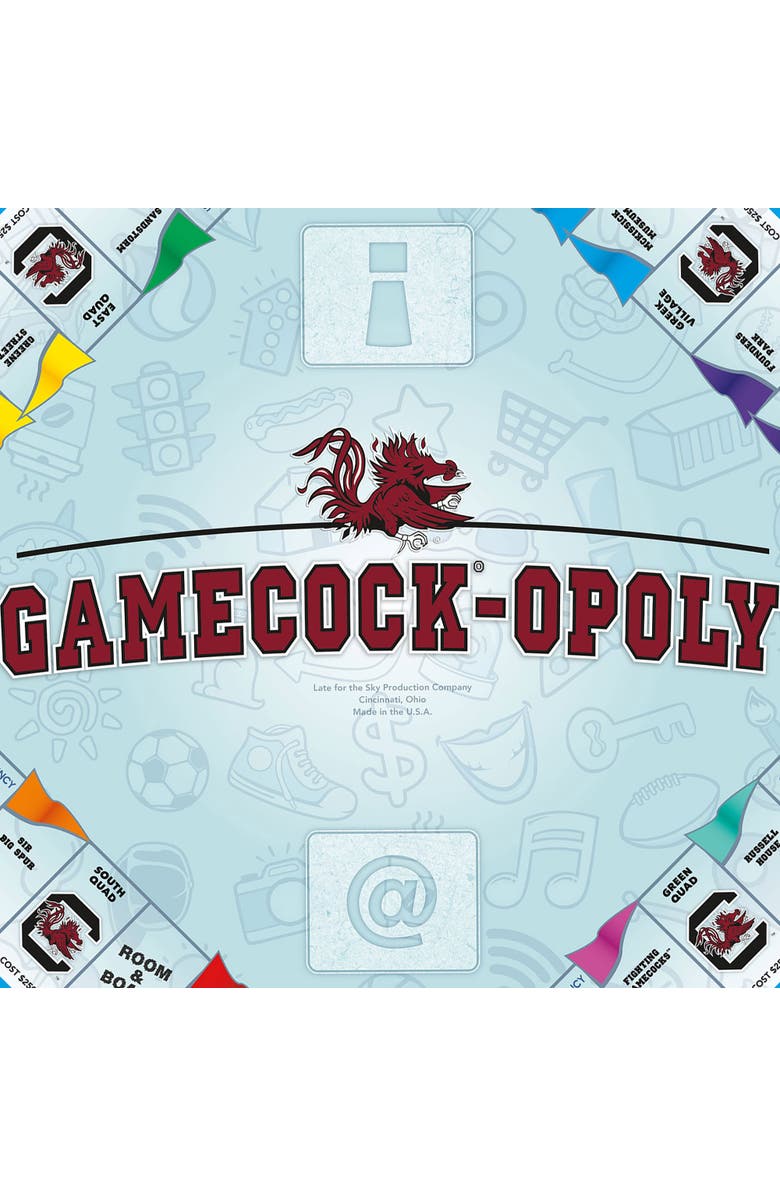 Late for the Sky South Carolina Gamecockopoly Monopoly Board Game, Alternate, color, Multicolored