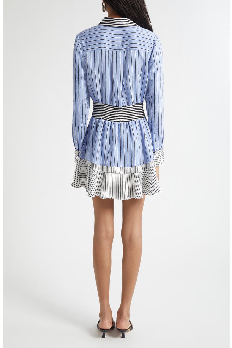 Solana Long Sleeve Stripe Minidress, Alternate, color, MULTI CATALINA STRIPE