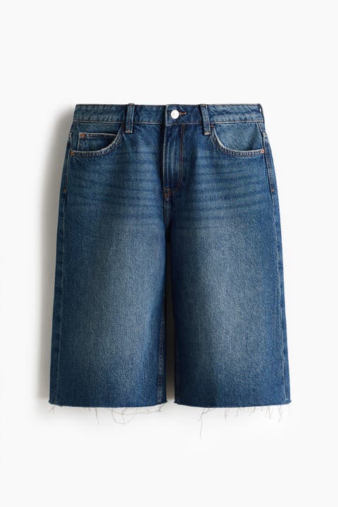 Denim Bermuda Shorts
