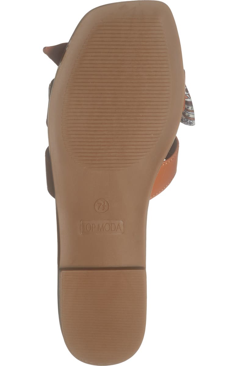 TOP MODA Vesta Flat Sandal, Alternate, color, Tan Pu