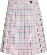 Sandy Liang Astra Plaid Pleated Skort