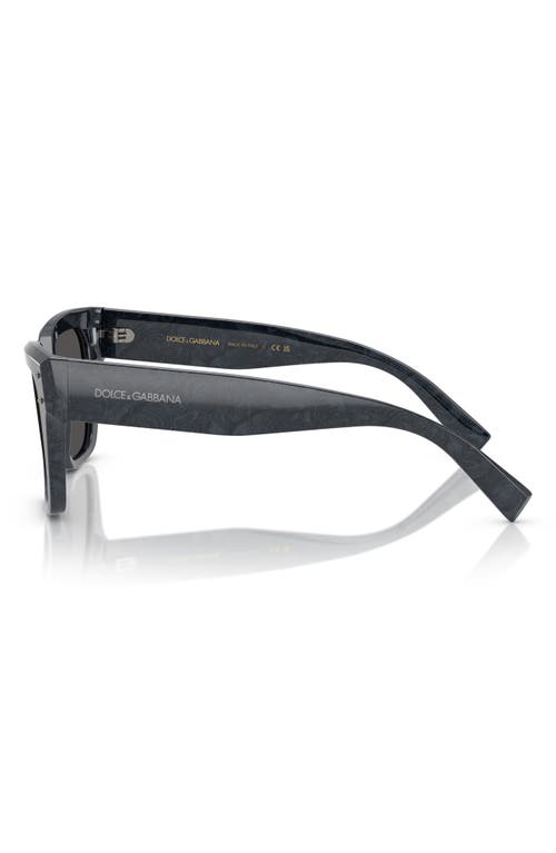 Dolce & Gabbana Dolce&gabbana 52mm Square Sunglasses In Grey