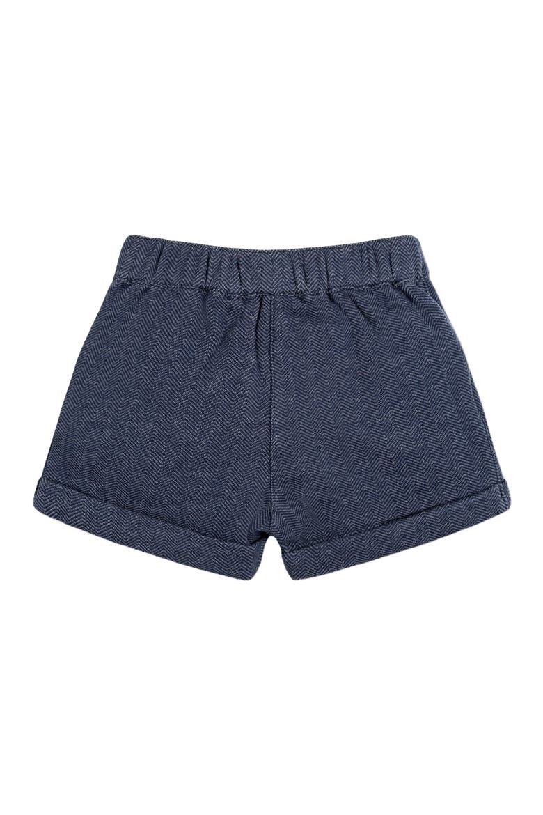 Girls' Fleece Dress Short, Kids, Alternate, color, Navy Herringbone Fleece