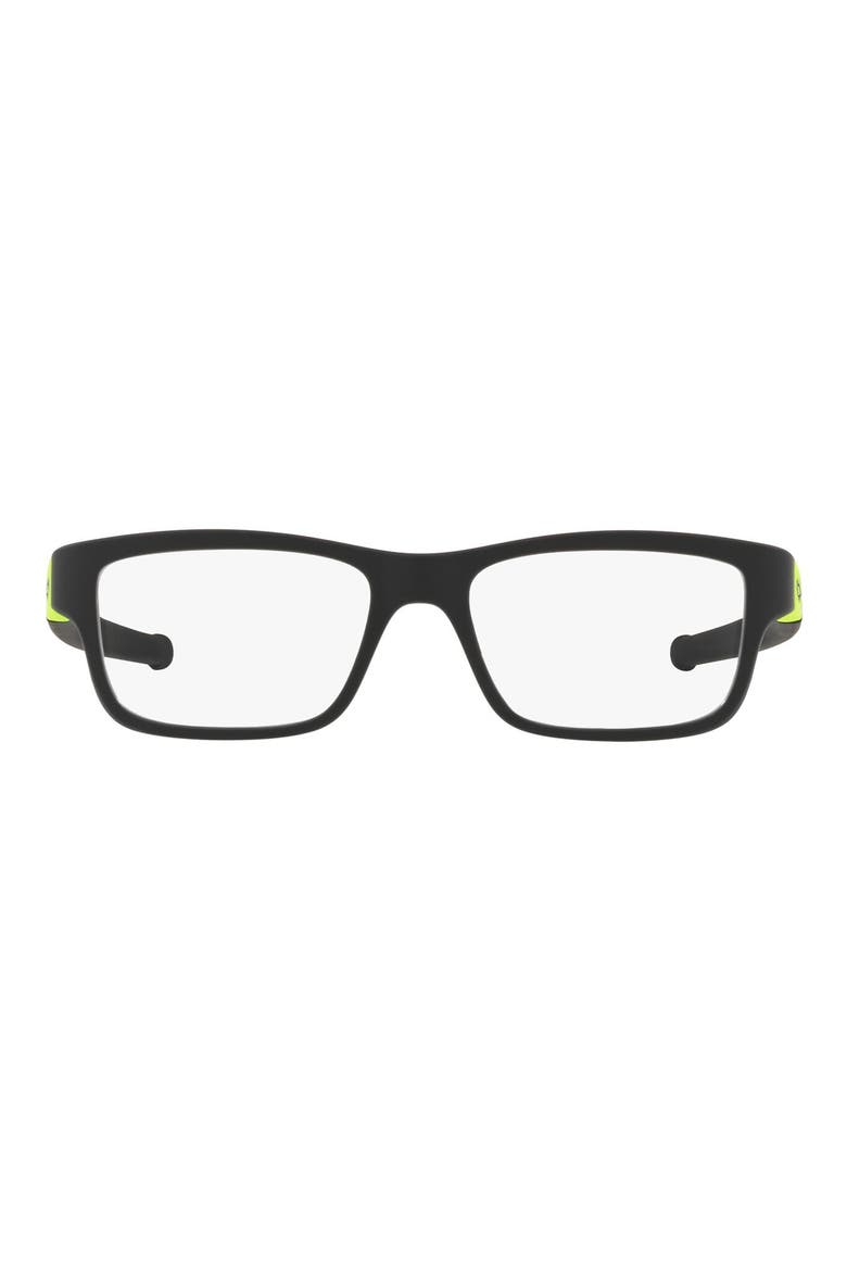 Kids' Marshal™ XS 49mm Rectangular Optical Glasses, Main, color, BLACK