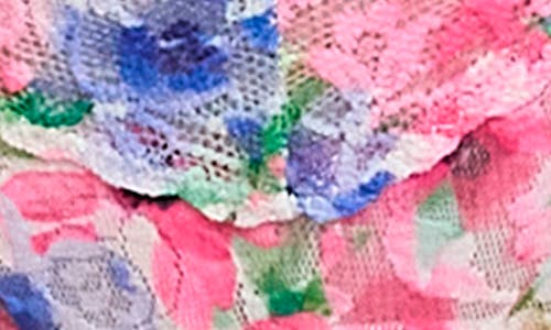 Hanky Panky Printed Signature Lace Low Rise Thong In Paint And Pour