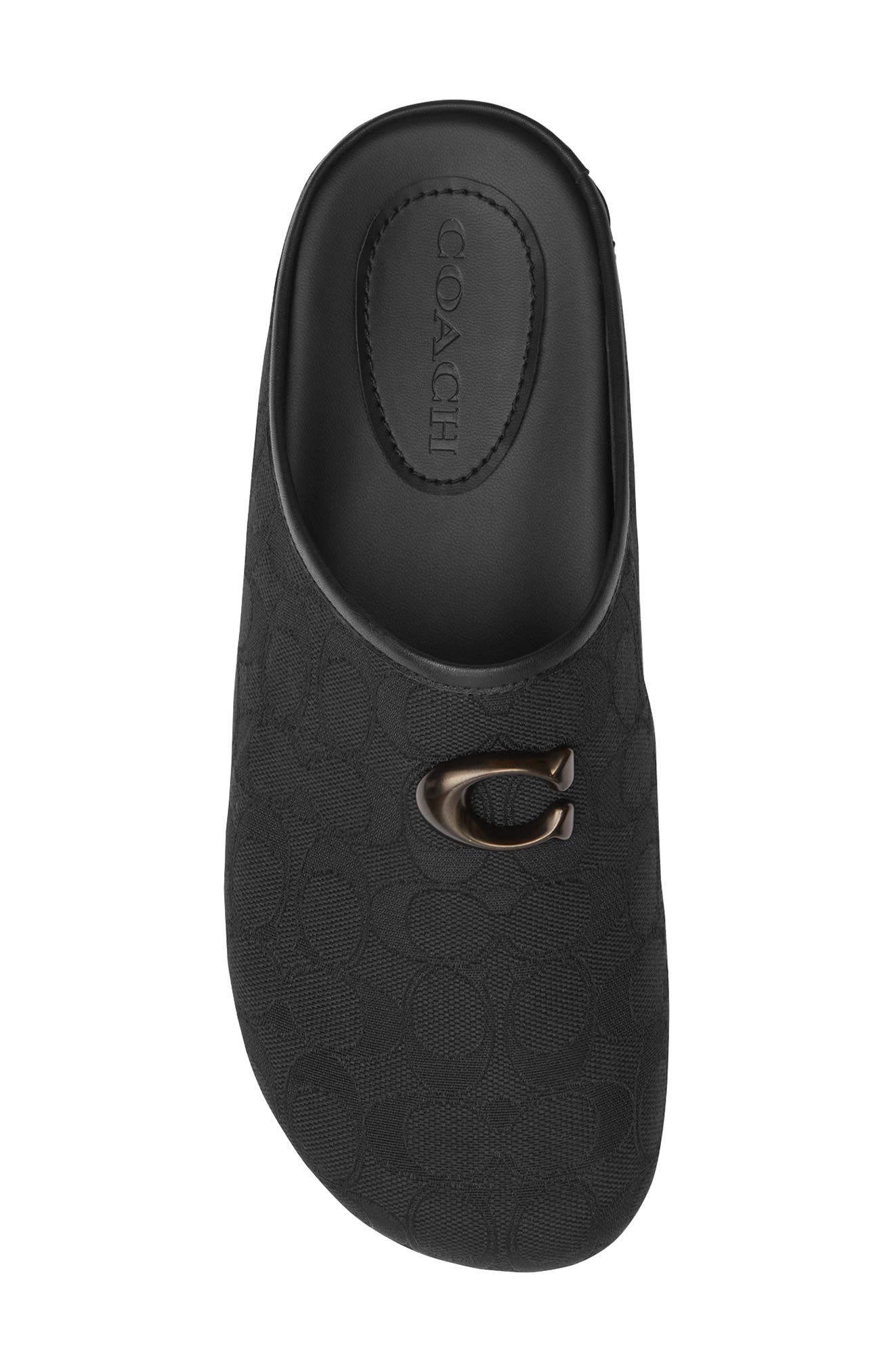 Hadley Signature Jacquard Slipper, Alternate, color, BLACK/BLACK
