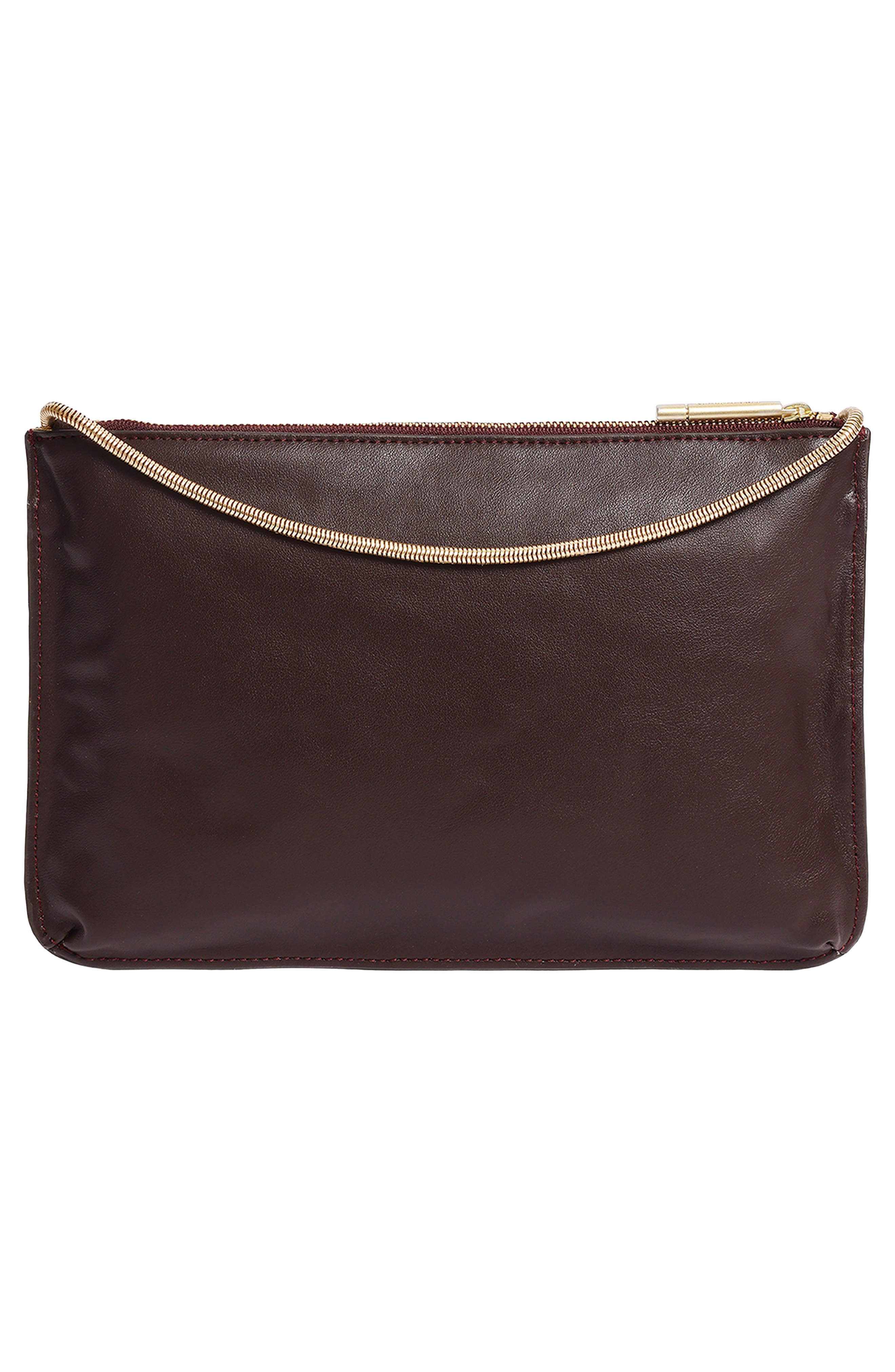 Highline Disco Leather Crossbody Bag, Alternate, color, PLUM