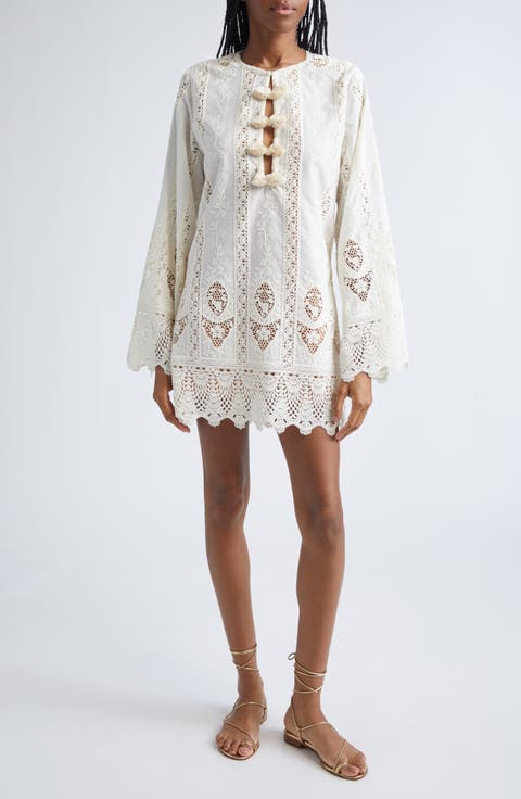 Vision Seeking Long Sleeve Minidress
