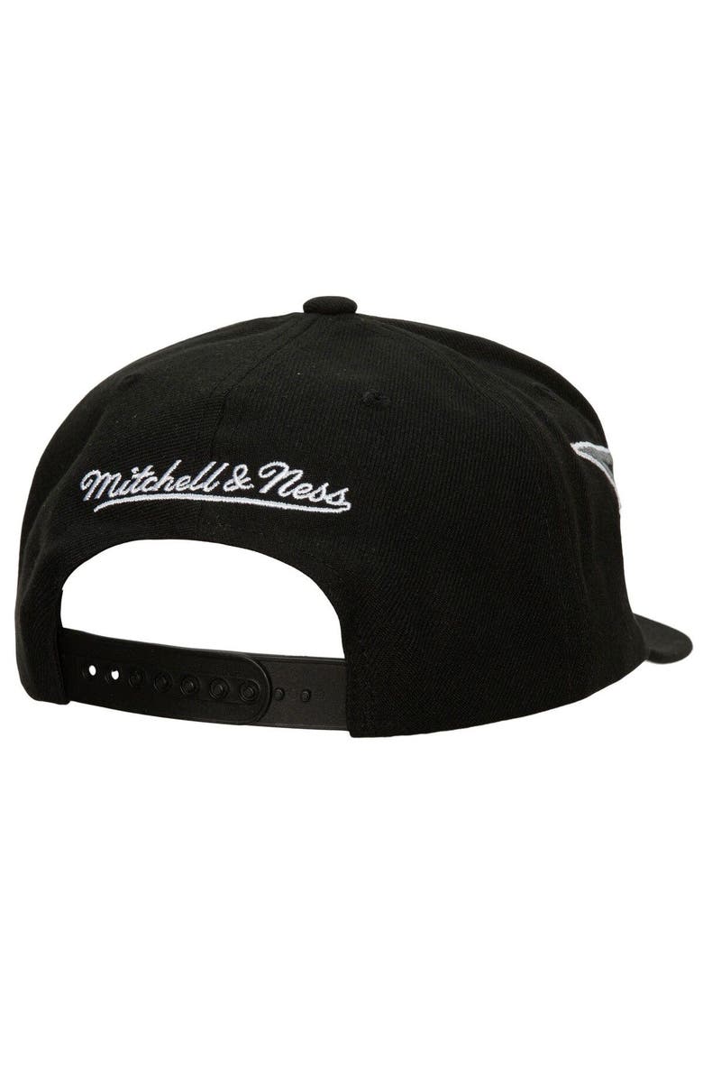 Mitchell & Ness Men's Mitchell & Ness Black Brooklyn Nets Hardwood Classics Soul Double Trouble Lightning Snapback Hat, Alternate, color, 