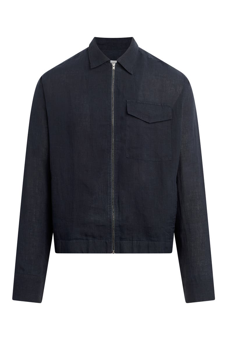 Cotton Jacket, Alternate, color, BARITONE BLUE