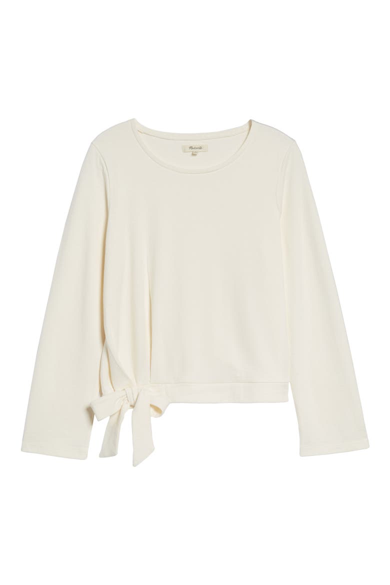 Side Tie Top, Alternate, color, BRIGHT IVORY