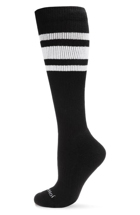 Stripe Performance Knee High Compression Socks