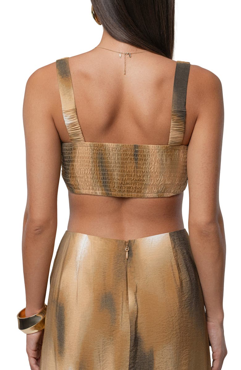 JLUXLABEL Earthbound Crop Top, Alternate, color, Brown