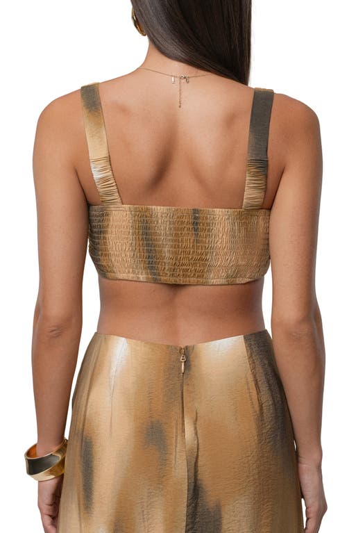 Jluxlabel Earthbound Crop Top In Brown