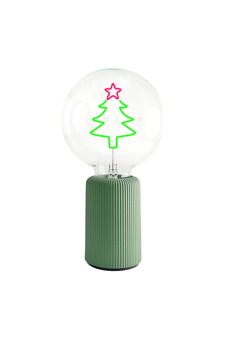 Xmas Tree Portable Table Lamp, Alternate, color, Olive