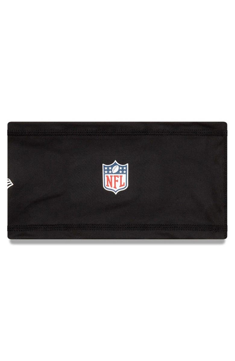 New Era Black New Orleans Saints COOLERA Official Training Camp Headband, Alternate, color, 