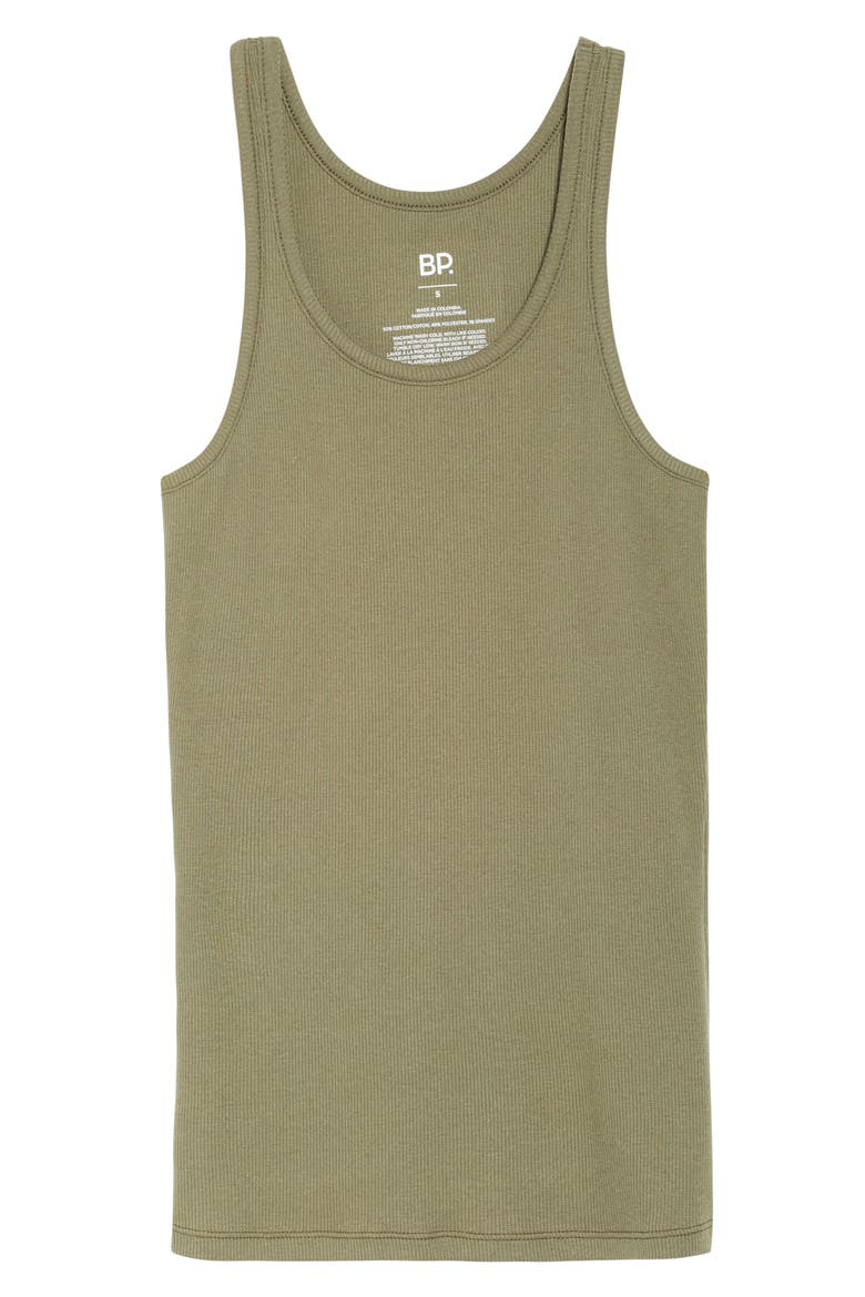 Cool Rib Tank, Alternate, color, OLIVE SARMA