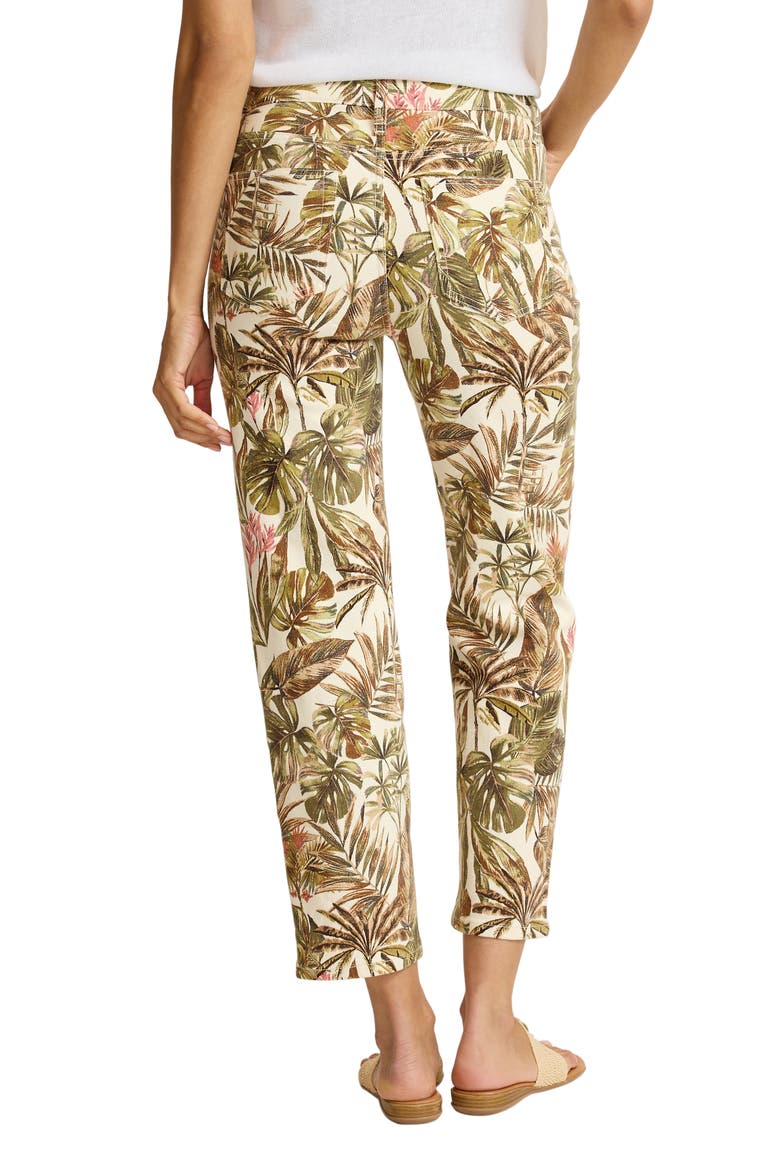Hidden Coast High Waist Straight Leg Crop Jeans, Alternate, color, COCONUT
