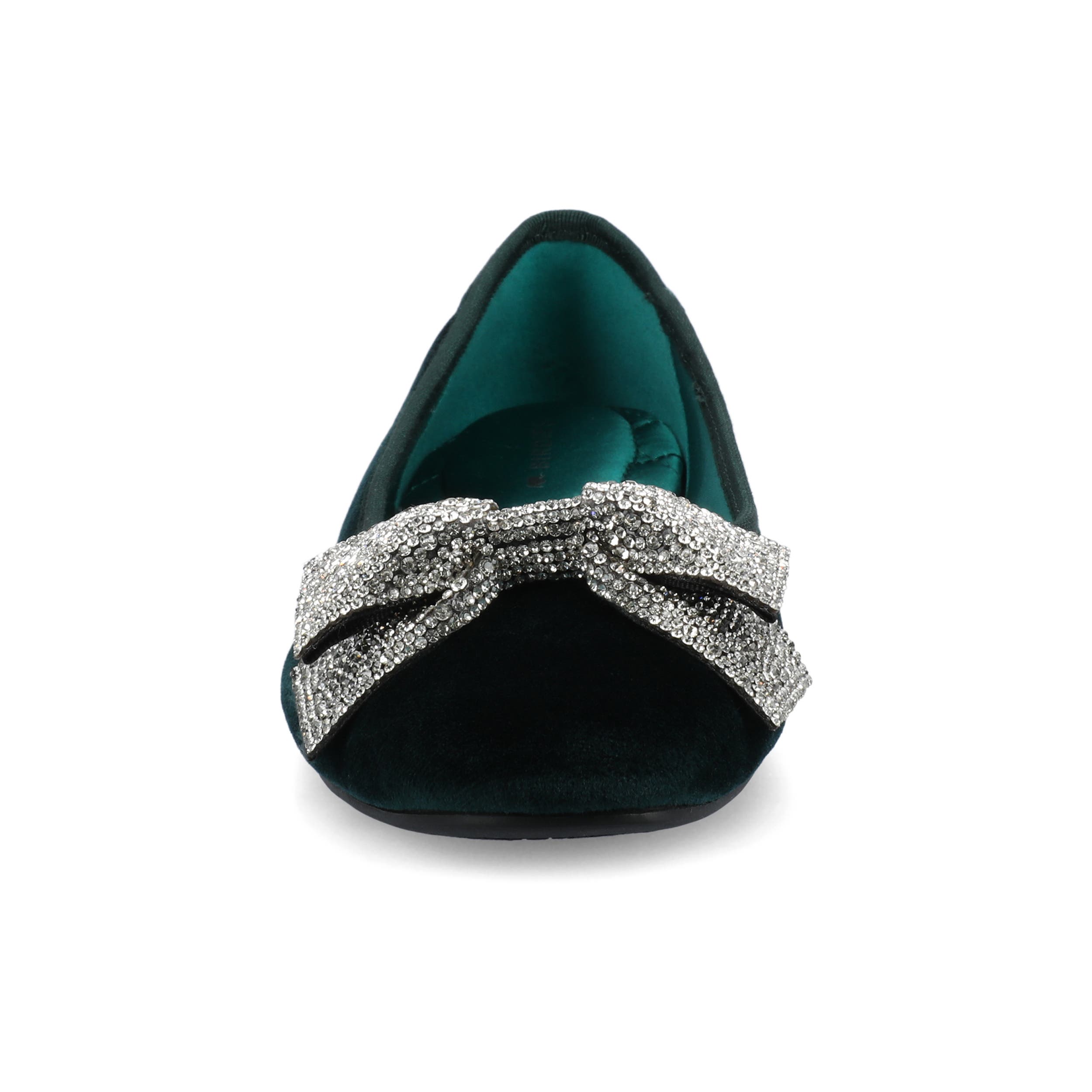 The Hummingbird Jewelry Bow Loafer, Alternate, color, Royal Green