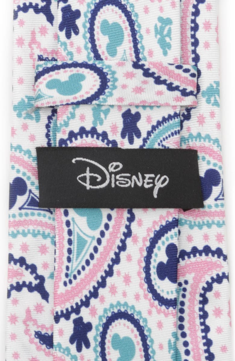 Cufflinks, Inc. Mickey Mouse Paisley Silk Tie, Alternate, color, Pink