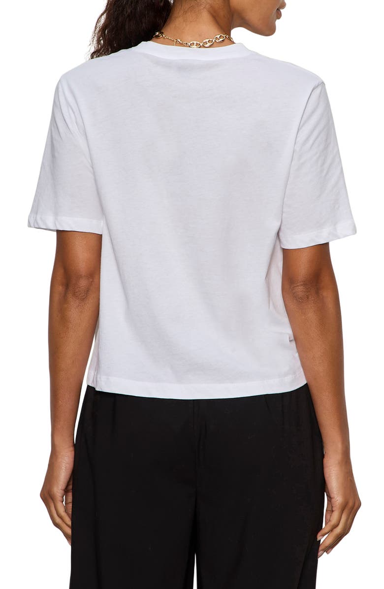 Sanctuary Tuck It Under Cotton T-Shirt, Alternate, color, White