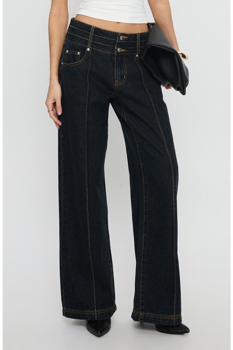 Hannalee Low Rise Wide Leg Jeans, Alternate, color, GRUNGE WASH