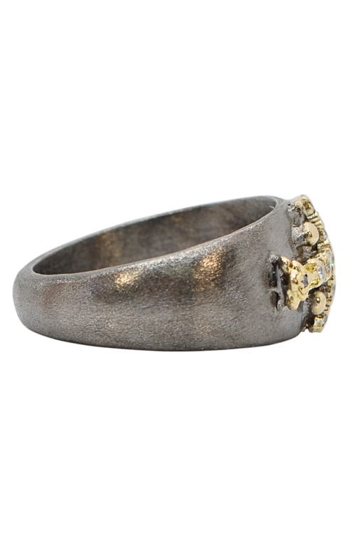 Armenta Old World Diamond Cross Ring