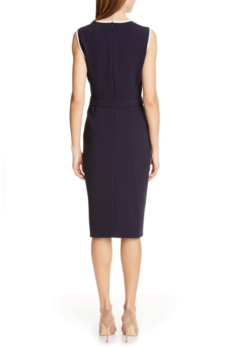 Max Mara Farad Crepe Sheath Dress, Alternate, color, 