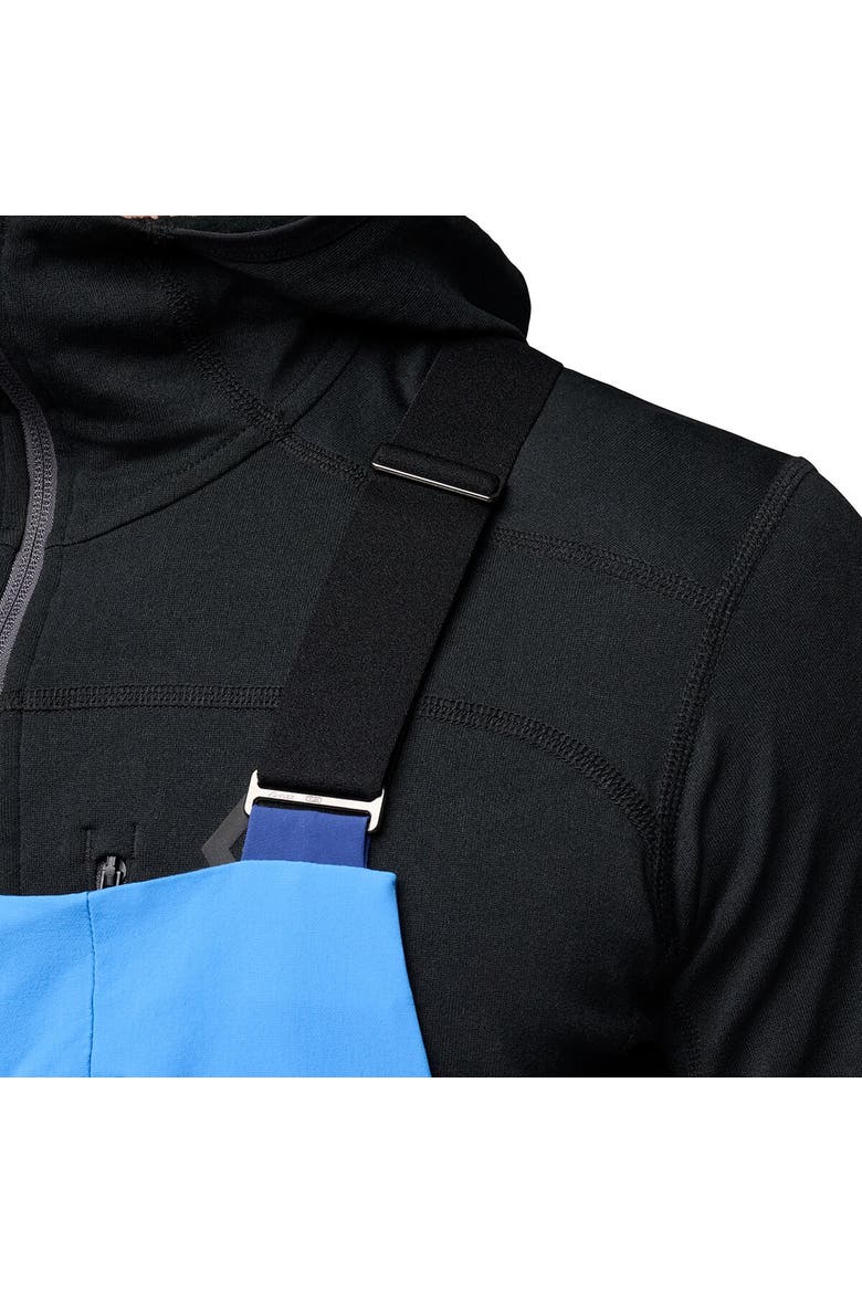Recon Stretch Bib Pant - Men's, Alternate, color, Twilight Blue/Vertical Blue
