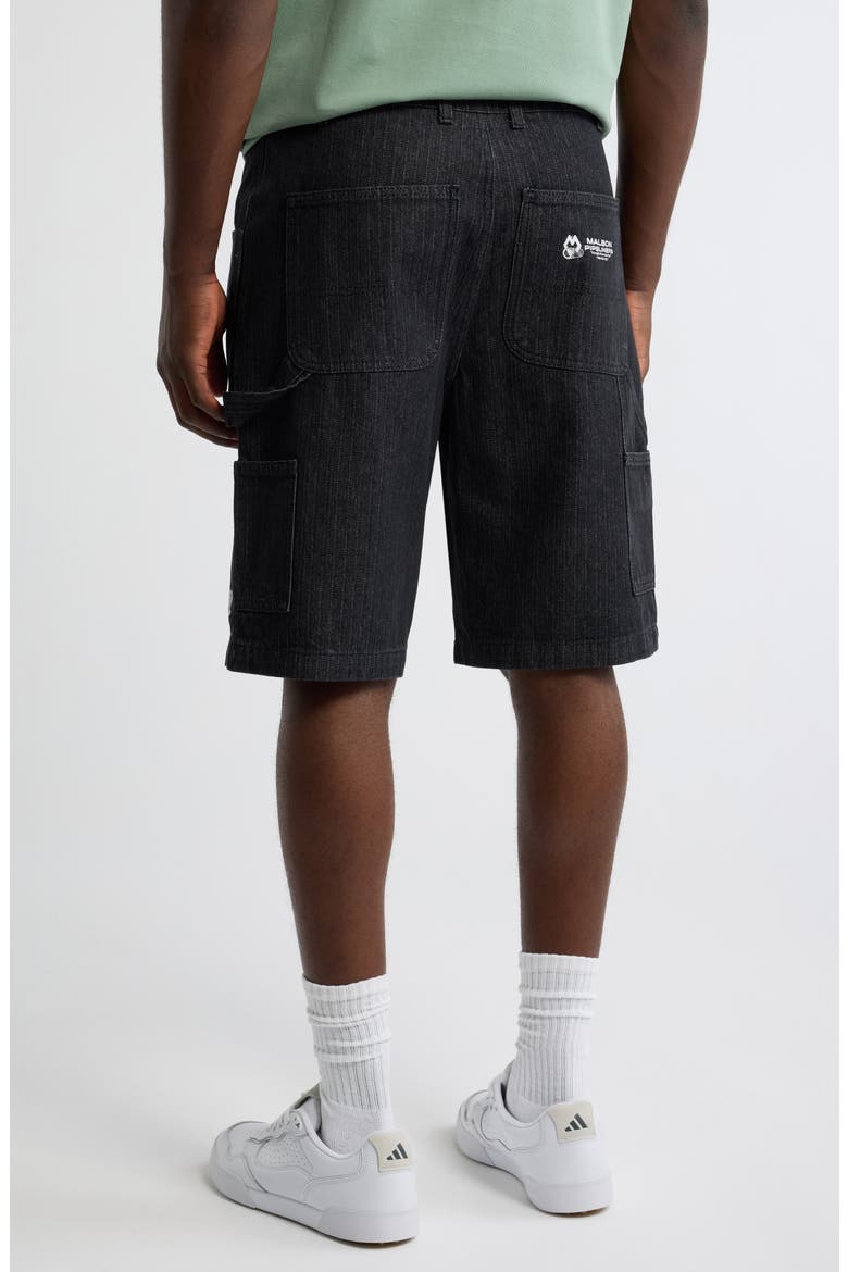 Foreman Shorts, Alternate, color, BLACK STONE WASHED DENIM