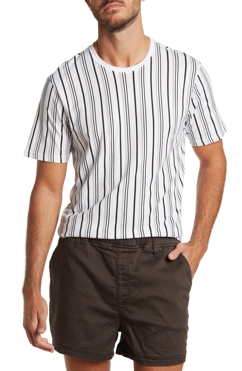 Abound Stripe Print Crewneck T-Shirt, Main, color, 