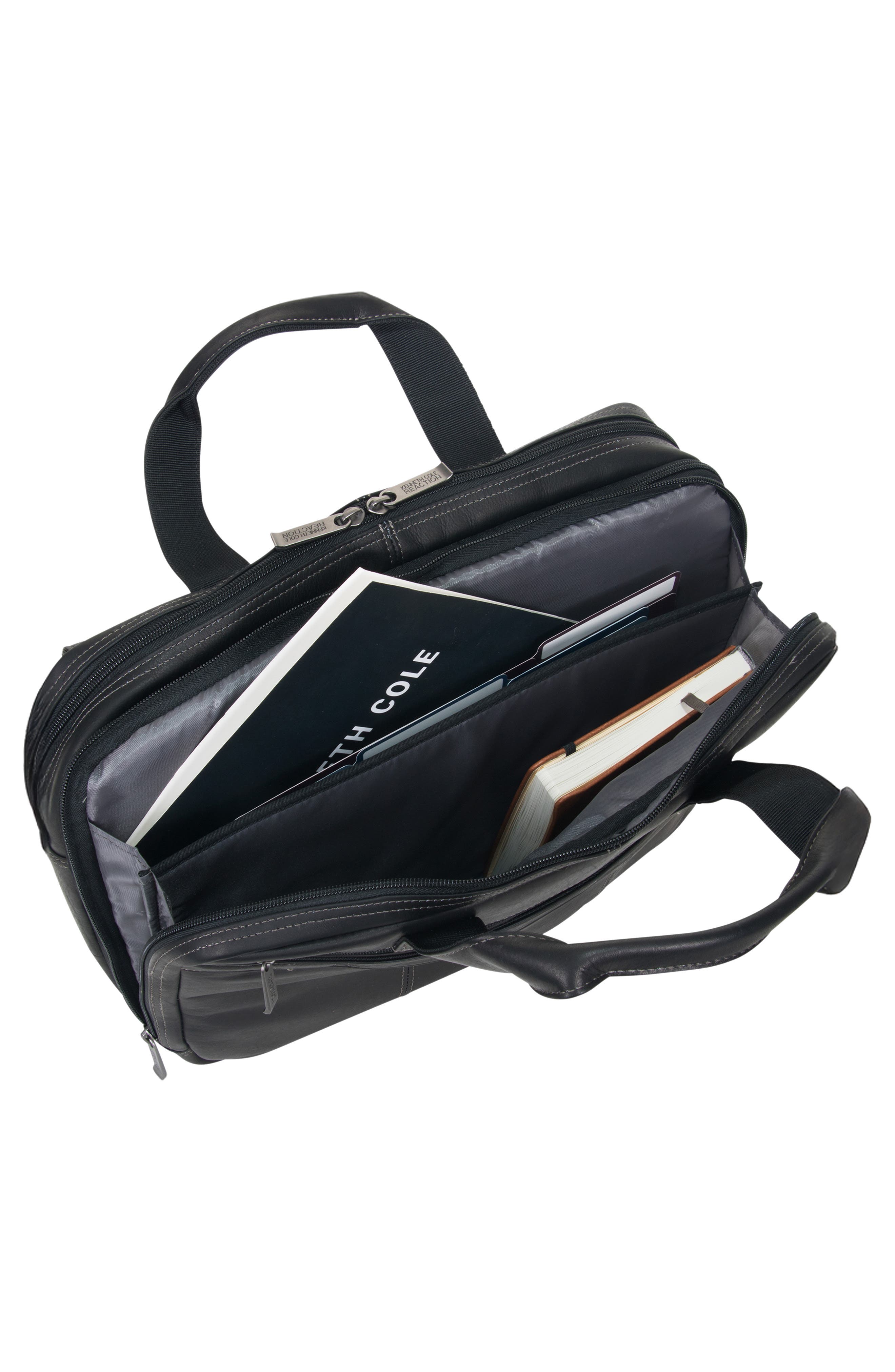 Kenneth Cole Colombian Leather, Alternate, color, Black