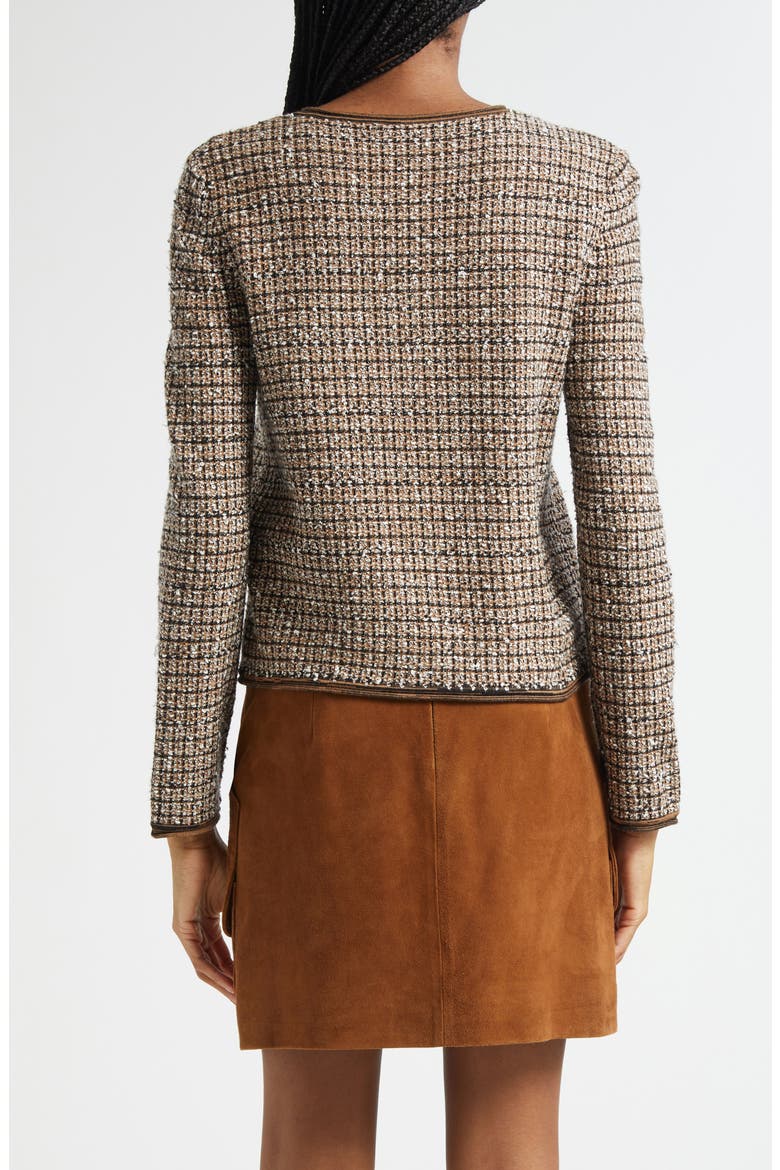 Brisa Tweed Knit Jacket, Alternate, color, ACORN MULTI