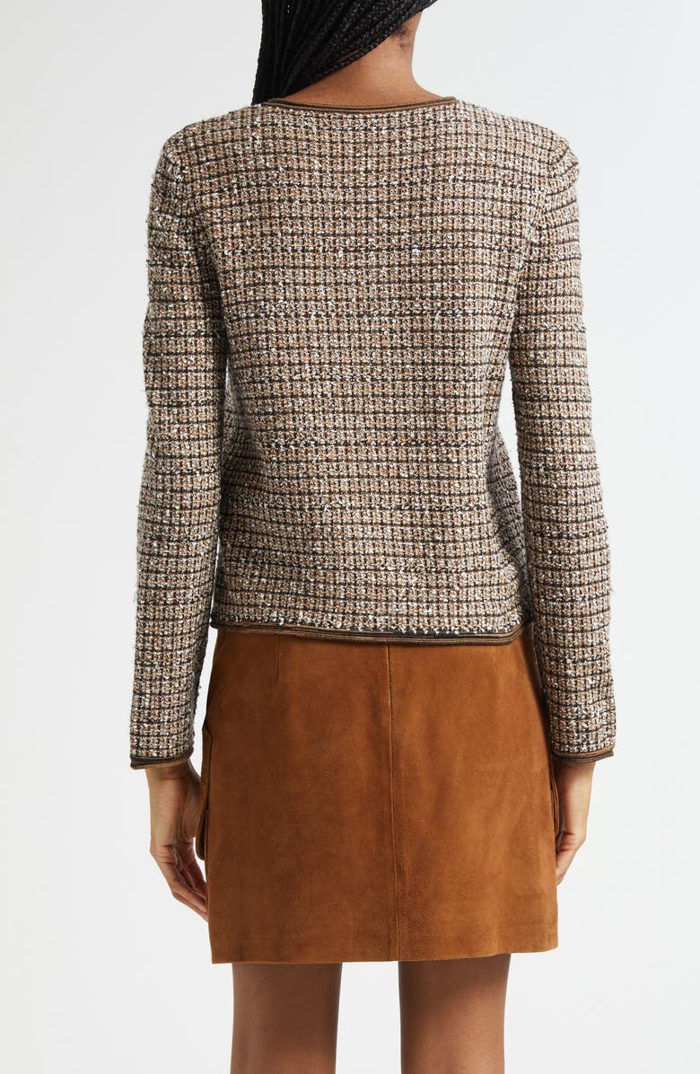 Veronica Beard Brisa Tweed Knit Jacket, Alternate, color, Acorn Multi