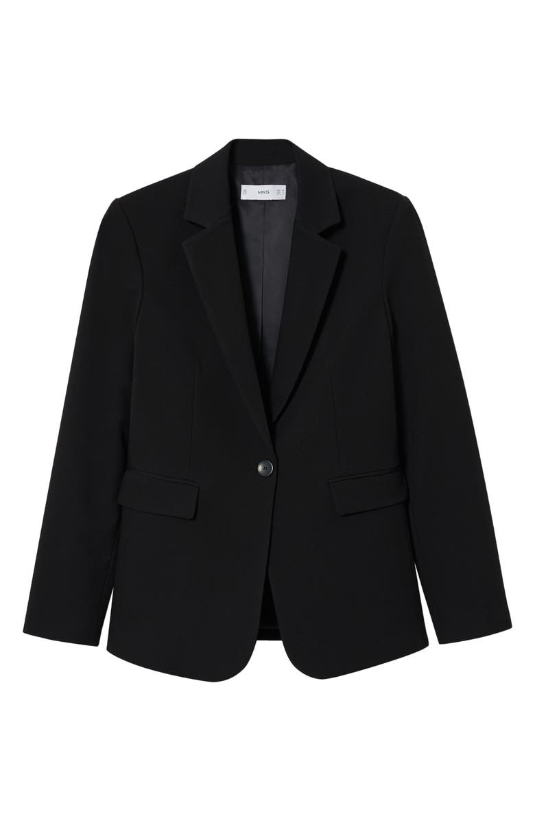 MANGO Fitted Suit Blazer, Alternate, color, 