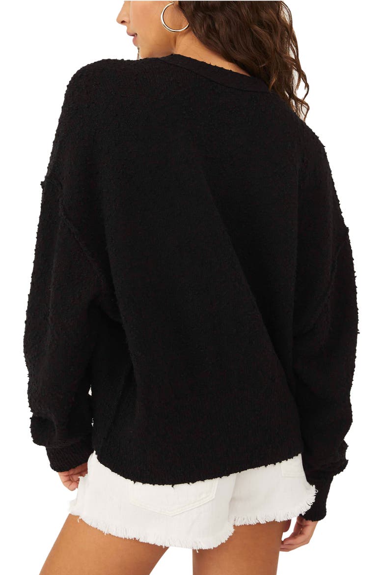 Found My Friend Cardigan, Alternate, color, BLACK