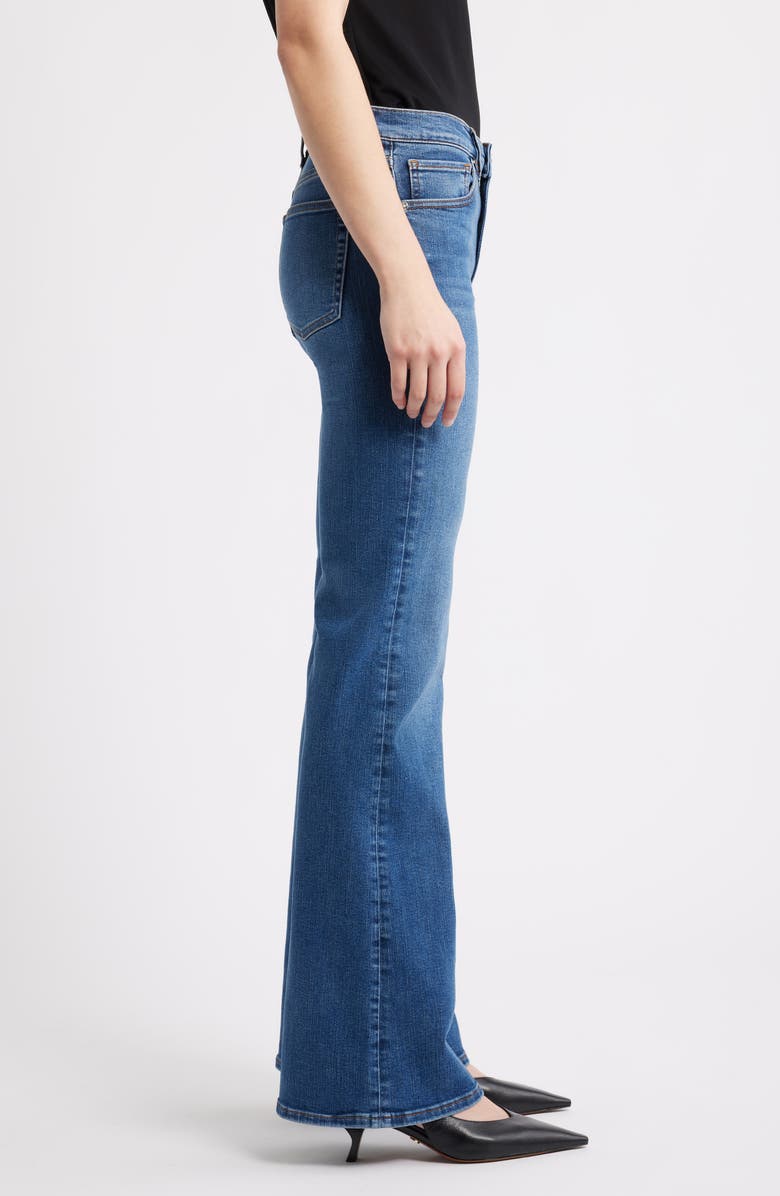 FRAME The Icon High Waist Flare Jeans, Alternate, color, Foxley