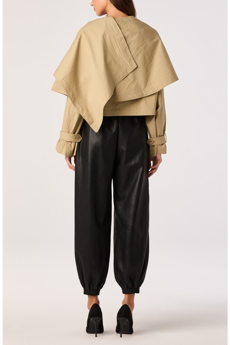 Seledra Cropped Jacket, Alternate, color, KHAKI