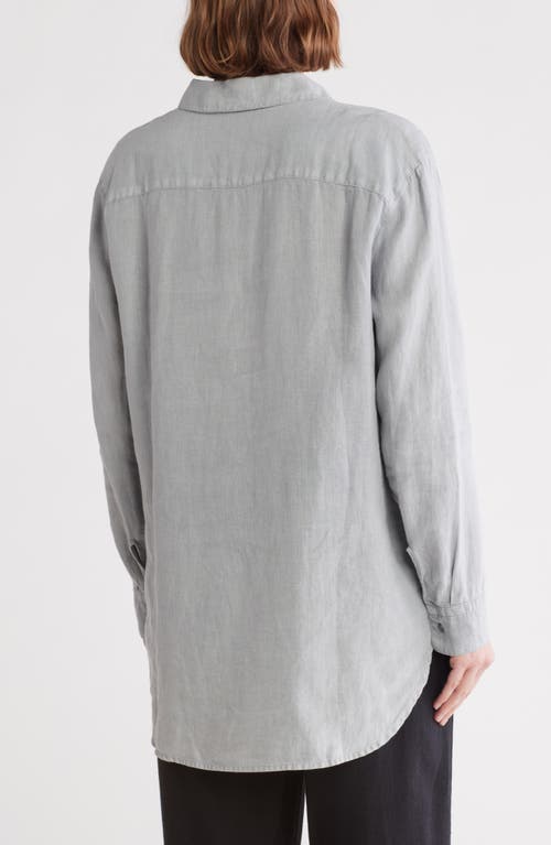 JAMES PERSE JAMES PERSE LIGHTWEIGHT LINEN BUTTON-UP SHIRT 