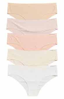 Danskin Set of 5 Assorted Cheeky Hipsters