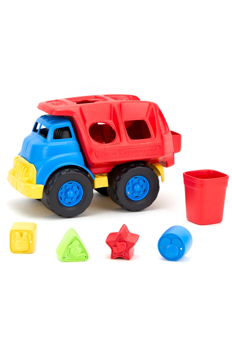 Green Toys Mickey Mouse & Friends Shape Sorter Truck, Main, color, 