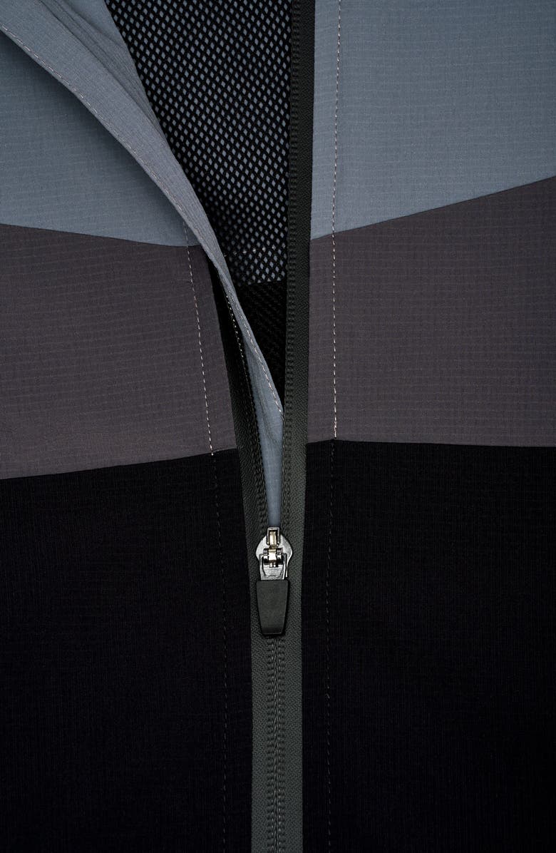 Eastside Golf Wind Cheater Hooded Windbreaker, Alternate, color, Black