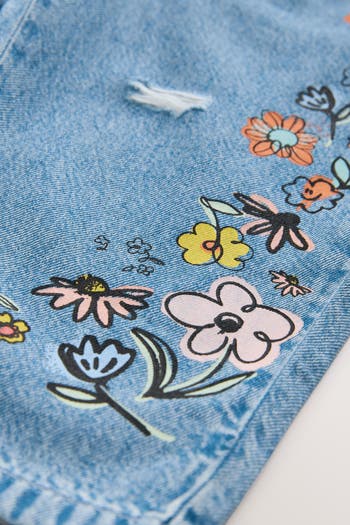 Kids' Embroidered Straight Leg Jeans