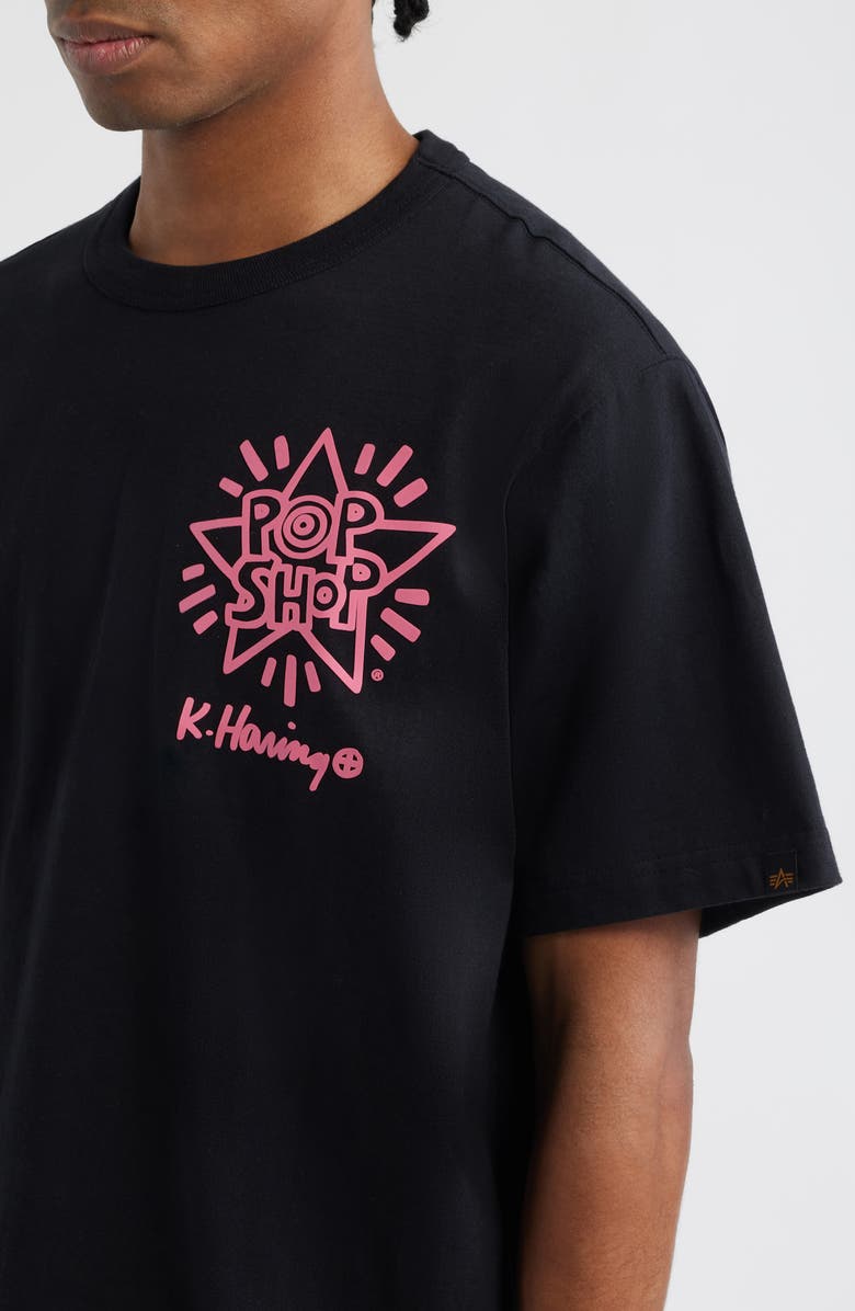 Alpha Industries x Keith Haring Pop Shop Dragon Graphic T-Shirt, Alternate, color,